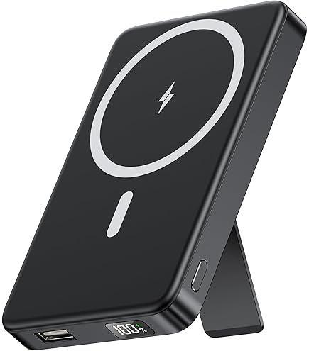 スマホアクセサリー Wireless Powerbank 10,000mAh Amazon.com: MOMAX Magnetic Power Bank, 10000mAh Wireless Portable